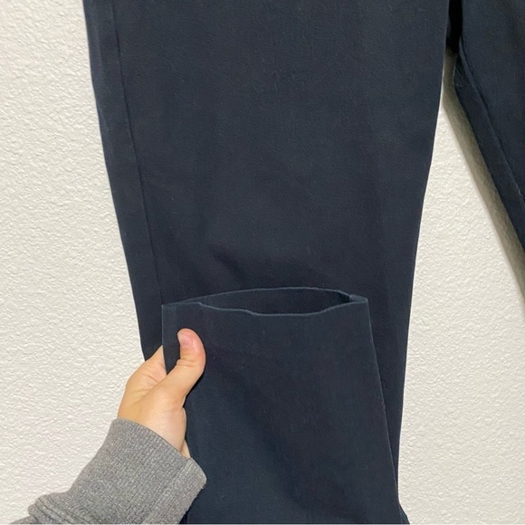 Eileen Fisher Dark Navy Blue Pull on Trousers - Picture 5 of 11
